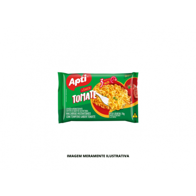 MACARRAO INSTANTANEO TOMATE APTI 1X50X70G